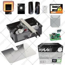 Faac - power kit 770n 230v Avec Enceintes Enterrées Automatisme Portail Battant - version vantaux :