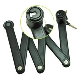 Antivol de vélo, cadenas antivol pliable, antivol de vélo portable antivol de sécurité en acier