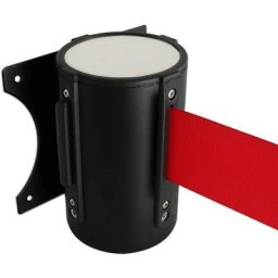 Enrouleur mural sangle rouge 5 m - Rouge