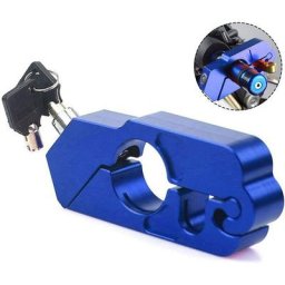 Verrou de Frein pour Moto, Alliage daluminium Verrouillage de Guidon pour Moto Serrure Antivol