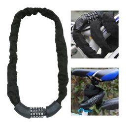 Antivol vélo Antivol moto Antivol Panzir à combinaison Haute qualité 120cm - Schwarz - Swanew