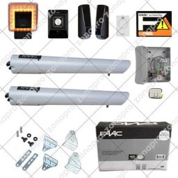 FAAC HANDY KIT 24V 105998 Automatisme pour portail battant 2,3 m par vantail - VERSION VANTAIL : 1