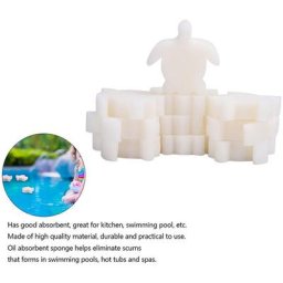 10 pièces absorbant l'huile éponge écume nettoyant boue pour bain à remous piscine et spa