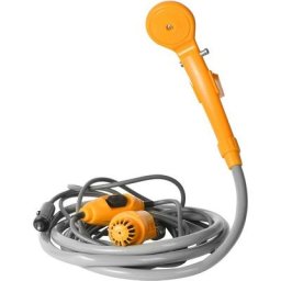 Douche de Camping Portable Douchette Extérieur 12V à l' Allume-Cigare avec Pompe Immergée Pour
