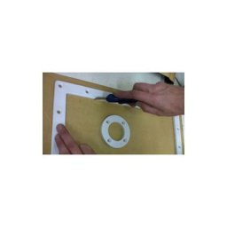Kit 4 plaques de joints autocollants pour joints liner piscine. Jardiboutique Multicolor