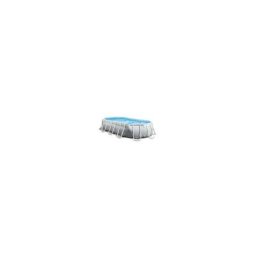 Intex - Piscine hors sol 26796 ovale cm 503x274x122 h avec cadre Prisma avec pompe a' e'chelle et