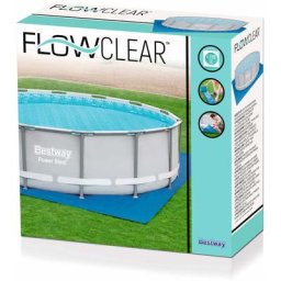 Kalisse - Elegant-Stil Bestway Tapis de sol pour piscine Flowclear 488x488 cm,pour
