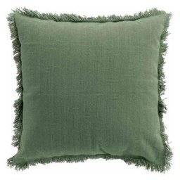 Paris Prix - Coussin à Franges Vanina 45x45cm Kaki