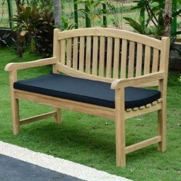 Coussin Noir pour banc 130 cm - Noir