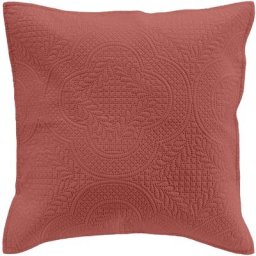 1001kdo Hygiene&beaute - Housse de Coussin 40 x 40 cm Romano terracotta