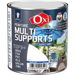 Top 3 Multi Supports oxi peinture muti supports mat Anthracite ral 7016 0.5 litre - Anthracite ral