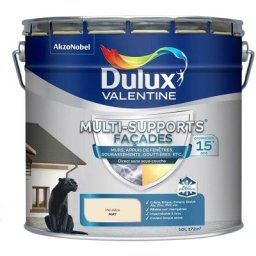 Peinture Multi-Supports Façade - protection 15 ans sur 15 matériaux - Mat Meulière 10 l Dulux
