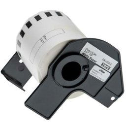vhbw Étiquettes 62mm x 15,24m remplace Brother DK-22212 pour Imprimante d'Équittettes