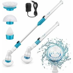 Brosse de Nettoyage Électrique, Electric Spin Scrubber Rechargeable par usb avec 3 brosses et
