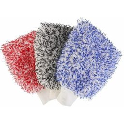 Gants de lavage en microfibre, lot de 3 gants de lavage extra doux pour limiter le risque de