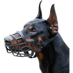 Panier en Caoutchouc Grand Chien Panier Respirant Muselière Pour Les Morsures De Grands Chiens Et