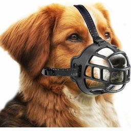 Muselière pour chien, muselière, muselière pour petits, moyens et grands chiens avec sangles