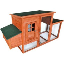 Poulailler en Bois et Métal Galvanisé Gardiun Madison 71x193x103 cm pour 4 Poules avec Rampe et