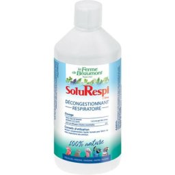 SoluRespi 1 litre Décongestionnant respiratoire poules, volailles