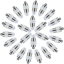 Lot de 30 mini lampes led submersibles étanches pour décoration de fête, mariage, Halloween, Nol,