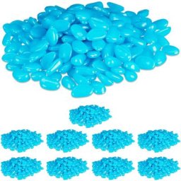Pierre lumineuse, 2000 pièces, nuit, galets fluorescents pour jardin, aquarium, vases, décoration,