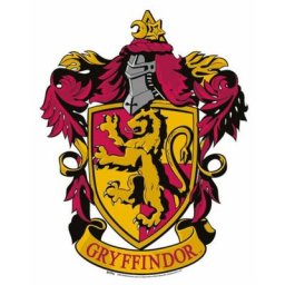 Blason en carton Maison Gryffondor Harry Potter 61X48 cm
