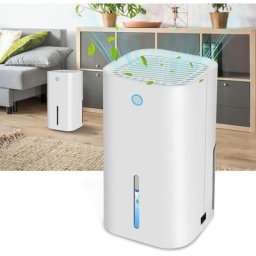 Vingo - Déshumidificateur D'Air Professionnel De Chantier Portable Électrique 300 ml/jour - Blanc