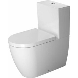 Duravit - me by Starck - Cuvette de wc à poser à installer avec réservoir, avec HygieneGlaze, blanc