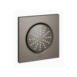 Grohe - Rainshower F5 Douche latérale 1 jet 12.7x12.7cm partie à encastrer inclus Brushed Hard