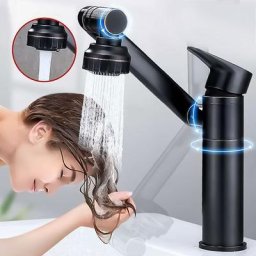 Robinet Mitigeur Lavabo Haut Sdlogal Rotation à 360 Degrés, Robinet Salle de Bain, Mélangeur l'Eau