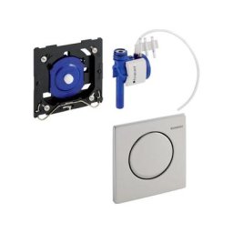 Geberit - HyTouch Mambo Plaque de commande pour urinoir pneumatique Inox - Argent