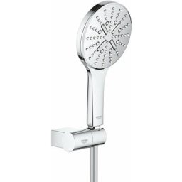 Grohe - Rainshower SmartActive 130 Support mural et douchette réglable avec flexible 150cm Chrome
