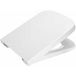 Asiento con tapa lacado caída amortiguada blanco Roca