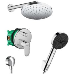 Hansgrohe - Vernis Blend Pulsify Set de douche tout en 1 avec Douche de tête 205 xxl + Douchette 3