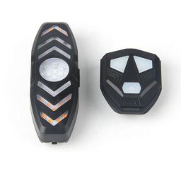 Feu Arrière Clignotant Sonore de Vélo-Trottinette, Télécommande sans-fil, 6 Modes d'Éclairage,