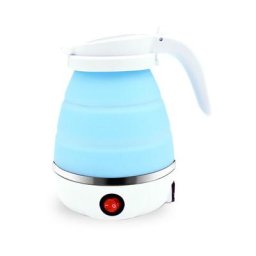 Bouilloire Pliable, Réchaud De Camping Bouilloire Bouilloire En Silicone Pliable Voyage 0.6L-bleu