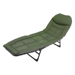 Randaco Chaise longue carpe Confort Bedchair Chaise longue pêcheur confortable 200x64x32cm - vert