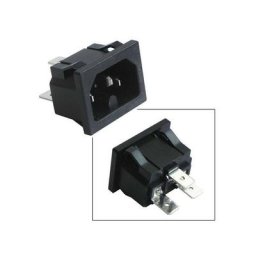 Connecteur 3 cosses male sur chassis pour gaufrier Lagrange