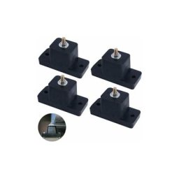 Ensemble de 4 paires de coussins isolants antivibratoires en caoutchouc pour climatiseur support