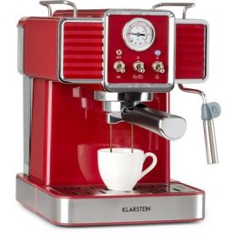 Kkarstein Gusto Classico Machine à expresso, 1350 watt, 20 bars de pression, Réservoir d'eau : 1,5