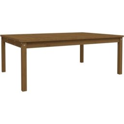 Vidaxl - Table de jardin marron miel 121x82,5x45 cm bois massif de pin Pin marron miel