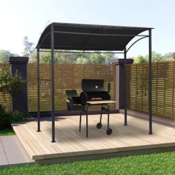 Tonnelle de Jardin Tente de réception - Rapide à Installer de barbecue 215x150x220 cm Anthracite