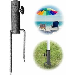 Piquet De Sol Pour Parasol Parasol à Cheville Parapluie De Plage Ancrage De Sable Piquet Parasol