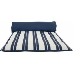 Matelas bain de soleil à rayures Marine 65 x 200 cm - Marine