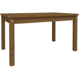 Table de jardin marron miel 82,5x50,5x45 cm bois massif de pin vidaXL - Pin marron miel