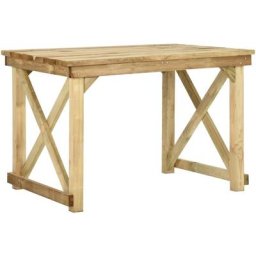 Table de jardin 110x79x75 cm Bois de pin imprégné Vidaxl n/a