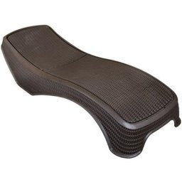 Bain de Soleil Chaise Longue de Jardin en Résine Chillvert New Port Imitation Rotin avec Coussin