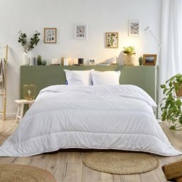 Couette Bio Printemps Eté - 140x200cm Bleu Calin