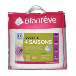 Couette 4 saisons - 240 x 260 cm - Blanc - Blanreve
