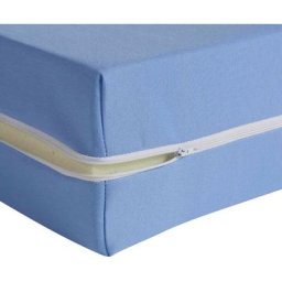 Terre De Nuit - Housse rénove matelas coloris bleu 13 cm 180gr/m² 90x200 Bleu